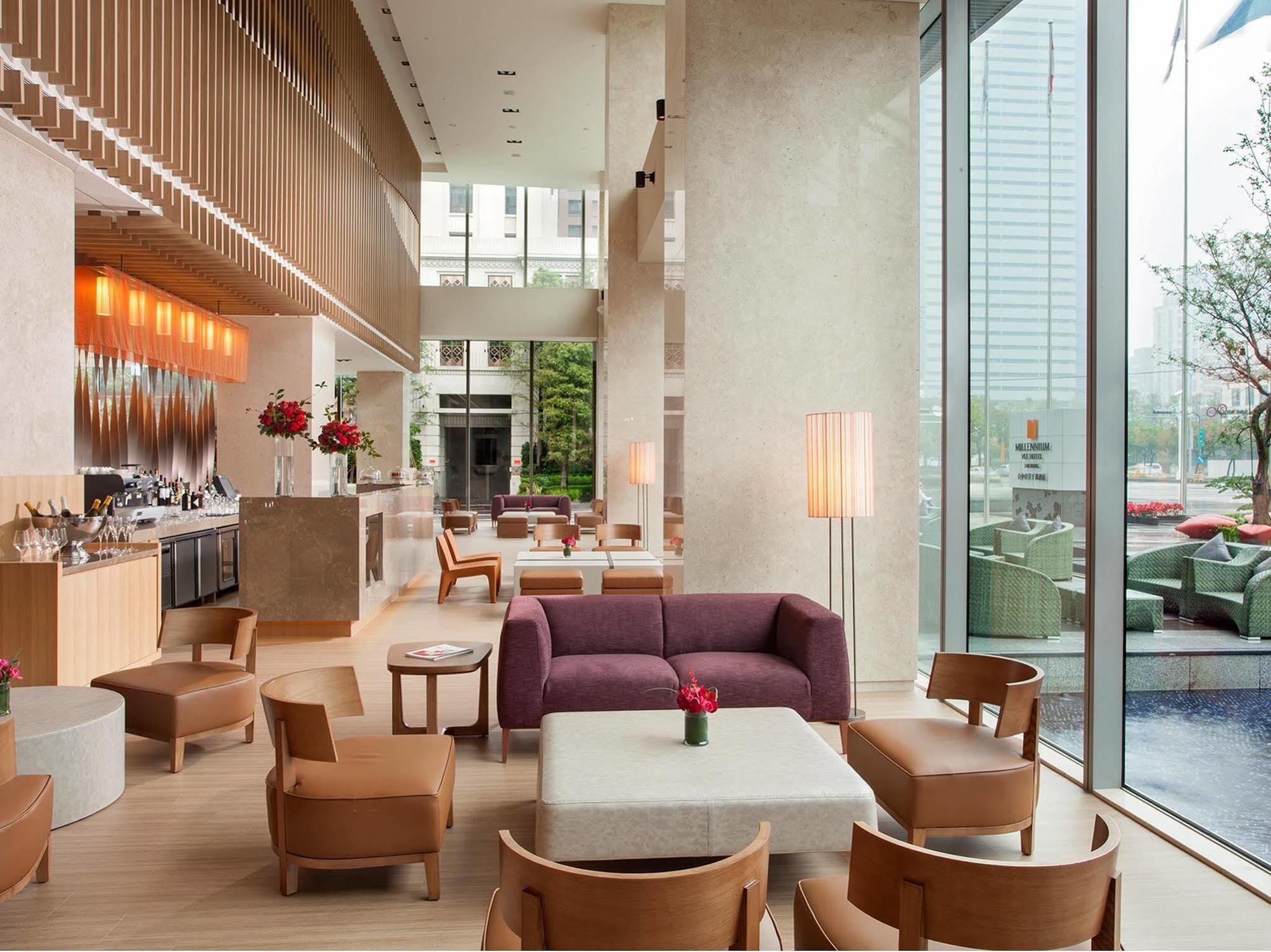 Millennium Hotel Taichung Buitenkant foto The lobby